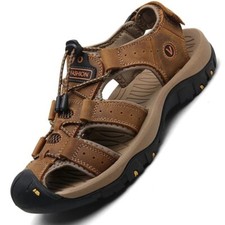 Sandales cuir hommes d'occasion  Chasseneuil-sur-Bonnieure