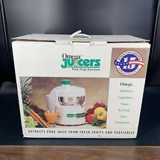 Espremedores Omega vintage com ejeção de celulose modelo 4000 motor de 1,8 ampères EUA completo comprar usado  Enviando para Brazil