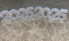 Decoração de mesa 2025 (graduação, festas de graduação, etc) em prata 4"x11" conjunto de 2 comprar usado  Enviando para Brazil