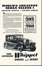 Magazine 1929 whippet for sale  Blaine