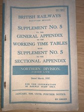 working timetable for sale working timetable for sale DERBY