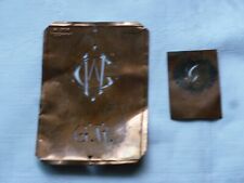 Monogrammschablonen kupfer mas gebraucht kaufen  Düsseldorf