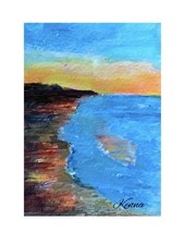 Aceo kenna gouache usato  Spedire a Italy