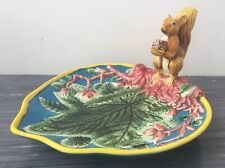 Piatto scoiattolo maiolica usato  Cefalu