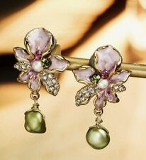 Pearl earrings flower for sale  Dobbs Ferry