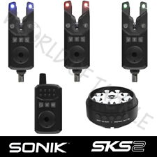 Conjunto de alarme Sonik SKS2 mordida receptor luz bivvy 2 ou 3 varas pesca carpa 2023 comprar usado  Enviando para Brazil