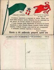 Propaganda ww1 bollettino usato  Italia