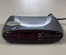 White-Westinghouse AM/FM despertador digital rádio AM/FM WCR-15313 TESTADO funciona comprar usado  Enviando para Brazil