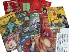 Vtg 1960-80's Craft Projects Magazine Lot Hobbyist Mixed Medium Keepsakes Decor  segunda mano  Embacar hacia Mexico