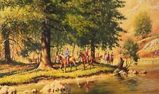 Pintura a óleo de RONALD MOSELEY (n.1931) pônei trekking, Tarn Hows, The Lake District comprar usado  Enviando para Brazil