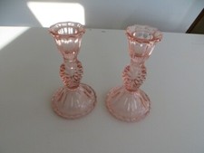 Pair vintage pink for sale  UK