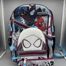 Bioworld Marvel Spider-Man / Spider-Ghost - Mochila de 3 peças - estojo de lápis - mini comprar usado  Enviando para Brazil