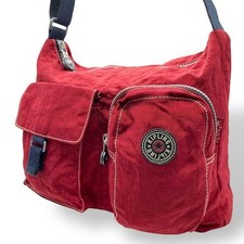 Bolsa de ombro Kipling náilon vermelha comprar usado  Enviando para Brazil