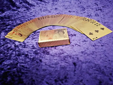 Gold finish playing for sale Gold finish playing for sale  BARNSLEY