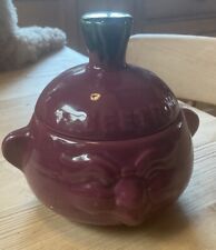 Beetroot ceramic pot for sale  CROYDON