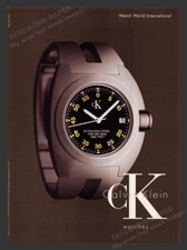 Ck Calvin Klein Relógios Internacional Mundial 2000 Print Propaganda Ad comprar usado  Enviando para Brazil