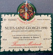 Etiquette vin tastevinage d'occasion  Saint-Perdon