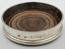 silver wine coaster for sale  LEEDS