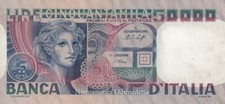Repubblica italiana 50.000 usato  Barletta