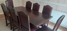 Dining table red for sale  CHESTERFIELD