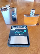 Stainless hip flasks for sale  MALDON