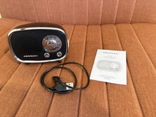 Alto-falante Bluetooth Crosley CR3039A-WH Rondo preto retrô rádio USBIN recarregável comprar usado  Enviando para Brazil