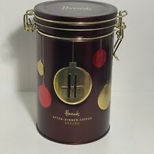 Harrods coffee tin for sale  BRIDGWATER