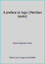 A preface to logic (Meridian books) by Morris Raphael Cohen comprar usado  Enviando para Brazil