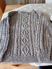 hand knitted aran jumper for sale hand knitted aran jumper for sale BISHOP'S STORTFORD