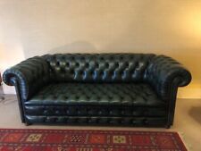Canapé chesterfield vert d'occasion  Arnage