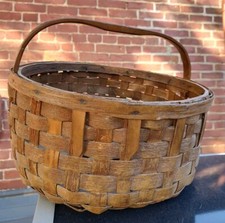 Antique woven wood for sale  Poland
