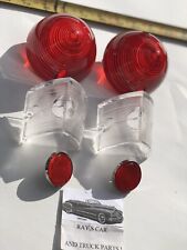 NOVO CONJUNTO COMPLETO DE LENTES DE LANTERNA TRASEIRA 1956 CHEVROLET BEL AIR / 150/210 comprar usado  Enviando para Brazil