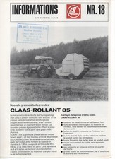 Agricultural machine claas d'occasion  Expédié en Belgium