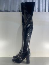 Ladies black patent for sale  ASHFORD