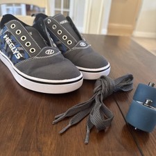 Tênis de skate Heelys Pro 20 estampas HES10332H-251 infantil EUA 3 azul carvão comprar usado  Enviando para Brazil