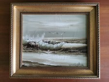 Vintage original seascape for sale  POOLE
