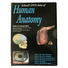 DVDs de anatomia Acland's DVD Atlas of Human Anatomy 6 discos DVD box set estudo médico comprar usado  Enviando para Brazil