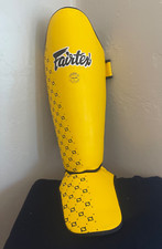 Caneleiras Fairtex Competition - SP5 - Grande - Muay Thai - Kickboxing Somente ESQUERDA comprar usado  Enviando para Brazil