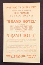 Grand hotel 1932 for sale  Cleveland