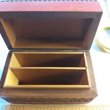 Vintage schatulle holzbox gebraucht kaufen  Hamburg