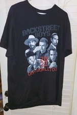 Camiseta gráfica Backstreet Boys 2022 DNA World Tour manga curta preta GRANDE comprar usado  Enviando para Brazil