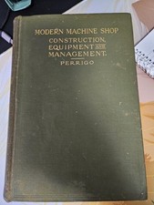 Loja de máquinas moderna, construção, equipamentos, livro de gerenciamento, Perrigo 1917 2º  comprar usado  Enviando para Brazil
