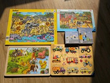 Kinderpuzzle rahmenpuzzle holz gebraucht kaufen  Reinheim