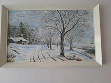 Beautiful snow scene for sale  SAWBRIDGEWORTH