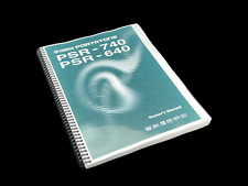 Yamaha PSR-640 PSR-740 Instruction Manual: 188 Pages & Protective Covers! comprar usado  Enviando para Brazil
