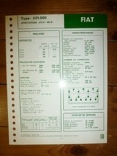 221.000 fiche technique d'occasion  France