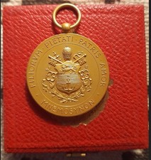 Medaglia dorata papa usato  Padova