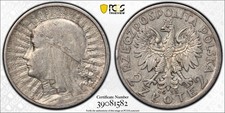 POLAND: 1933 2 Złote PCGS AU50 #1 MONETA PROJEKT POCZĄTKU 20 WIEKU na sprzedaż POLAND: 1933 2 Złote PCGS AU50 #1 MONETA PROJEKT POCZĄTKU 20 WIEKU na sprzedaż  Wysyłka do Poland