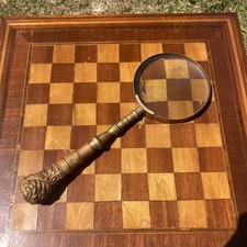 Vintage brass magnifying for sale  BOGNOR REGIS