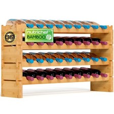 Nutrichef bamboo stackable for sale  USA